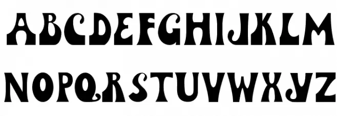 Hip Moves Regular Schriftart Groß