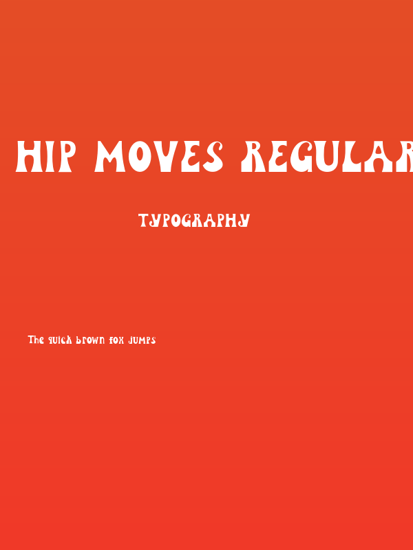 Hip Moves Regular Poster