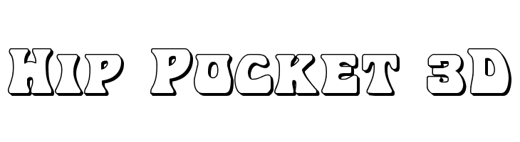 Hip Pocket 3D  免费字体下载