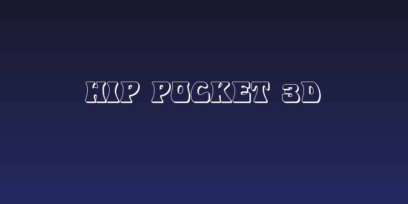 Hip Pocket 3D Social Header