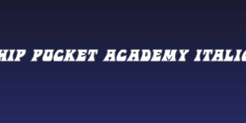 Hip Pocket Academy Italic Social Header