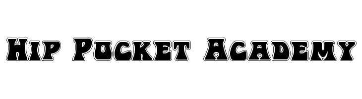 Hip Pocket Academy  フリーフォントのダウンロード
