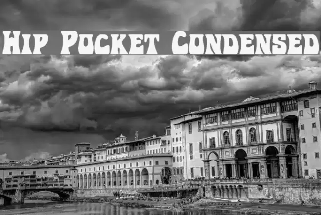 Hip Pocket Condensed Font examples