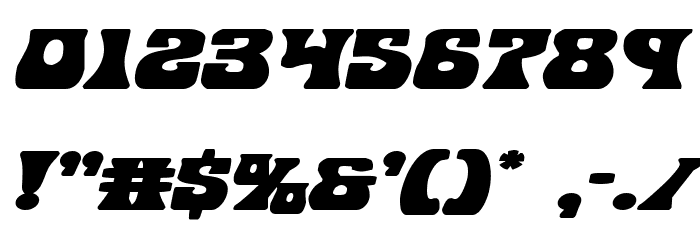 Hip Pocket Expanded Italic Font OTHER CHARS