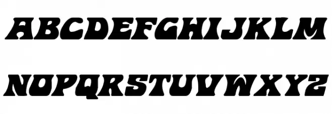 Hip Pocket Expanded Italic Fuentes MAYÚSCULAS