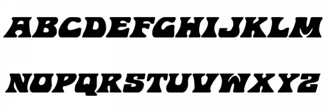 Hip Pocket Expanded Italic Schriftart Kleinbuchstaben