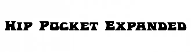 Hip Pocket Expanded  Frei Schriftart Herunterladen