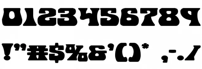 Hip Pocket Expanded Font OTHER CHARS