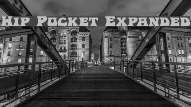 Hip Pocket Expanded Font examples