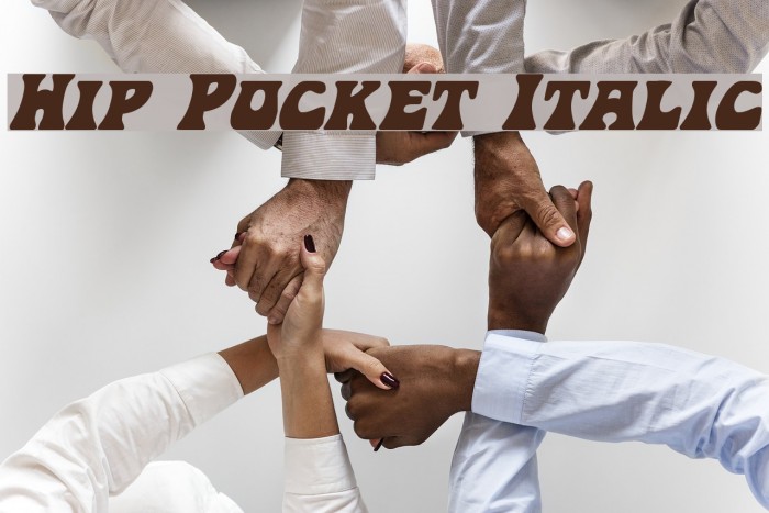 Hip Pocket Italic Font examples
