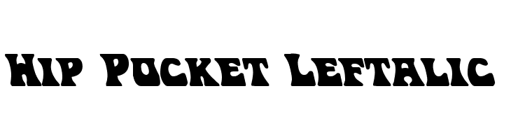 Hip Pocket Leftalic  Free Fonts Download