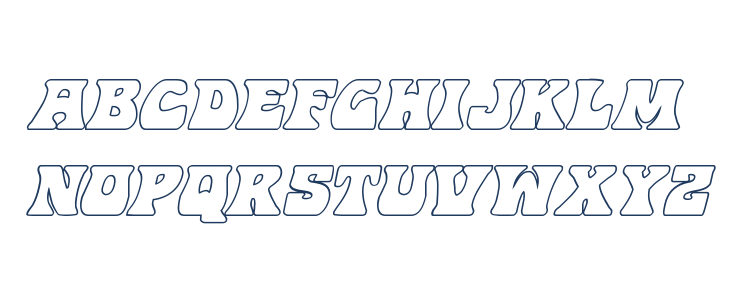 Hip Pocket Outline Italic Lowercase