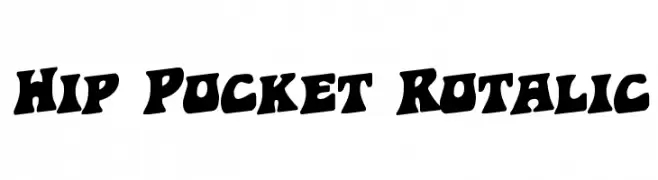 Hip Pocket Rotalic  Скачать бесплатные шрифты