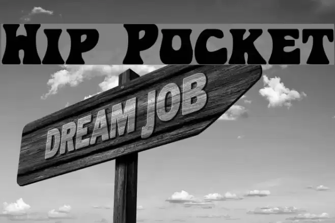 Hip Pocket Font examples