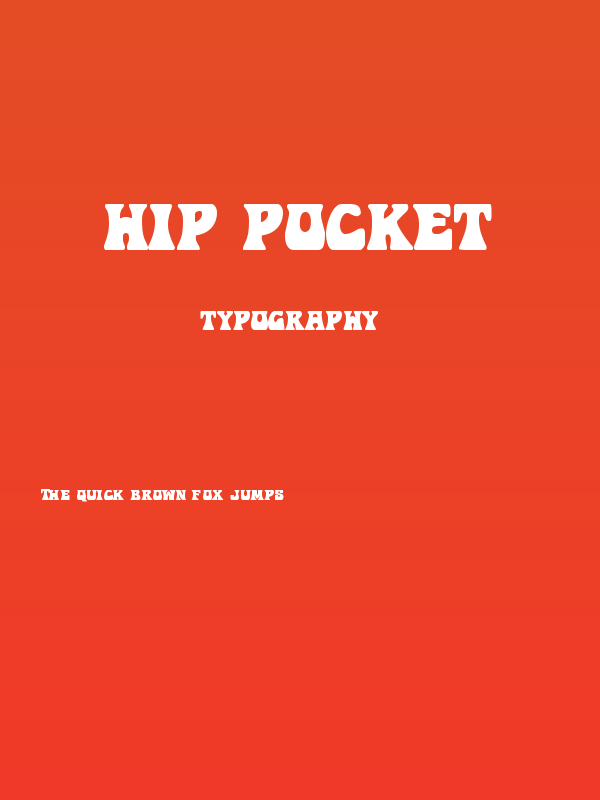 Hip Pocket Poster
