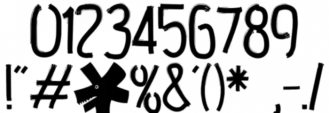 Hip Priest Font OTHER CHARS