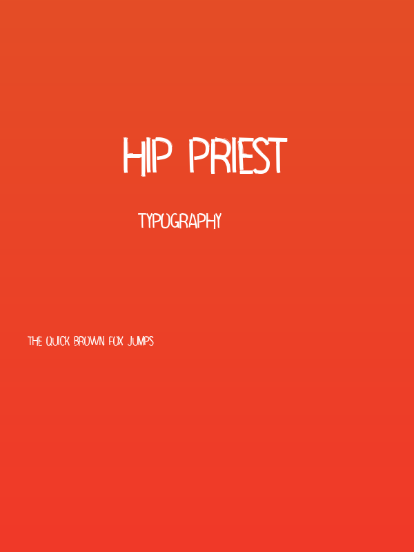 Hip Priest Poster