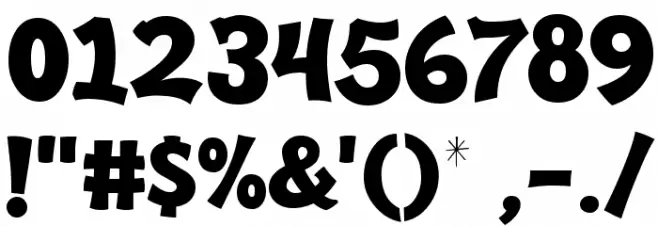 HipHopDemi Font OTHER CHARS