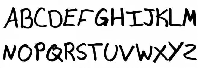Hipchick Font Litere mari