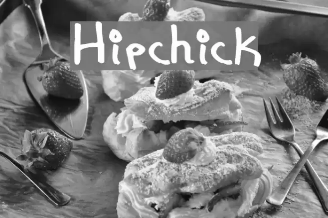 Hipchick Font examples