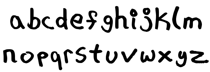 Hipchick Font LOWERCASE