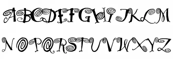 HipnOtik Schriftart Groß
