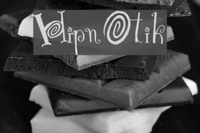 HipnOtik Schriftart examples