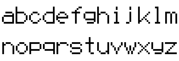 Hippauf Font LOWERCASE