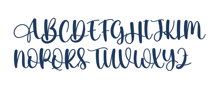 Hippie Girl Uppercase