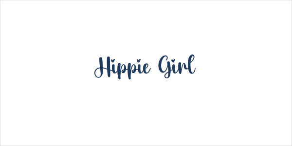 Hippie Girl Logo
