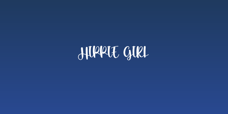 Hippie Girl Social Header