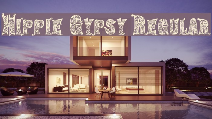 Hippie Gypsy Regular Font examples
