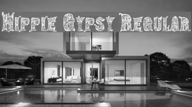 Hippie Gypsy Regular Font examples