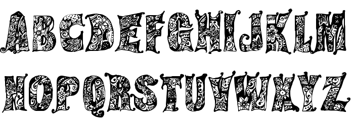 Hippie Gypsy Regular Font LOWERCASE