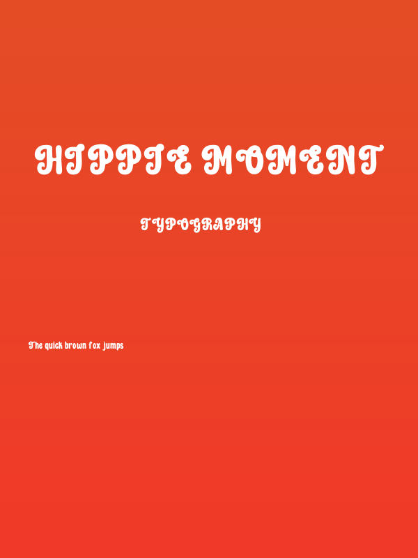 Hippie Moment Poster