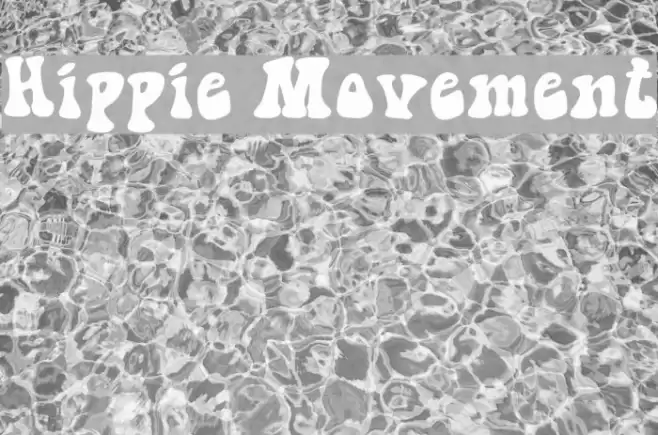 Hippie Movement Font examples