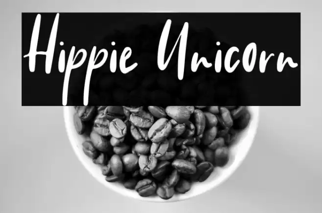 Hippie Unicorn Font examples