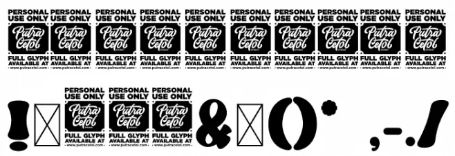 Hippie Vintage Font OTHER CHARS