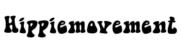 Hippie movement  font caratteri gratis