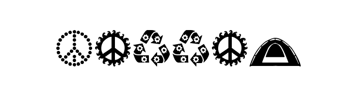 Hippie  Frei Schriftart Herunterladen