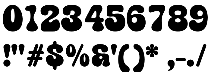 HippieMods Font OTHER CHARS