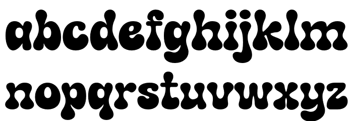HippieMods Font LOWERCASE