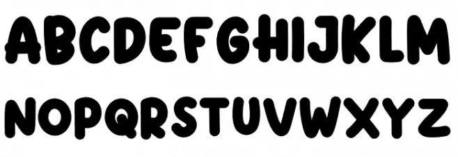 Hippo PERSONAL USE ONLY! Schriftart Groß