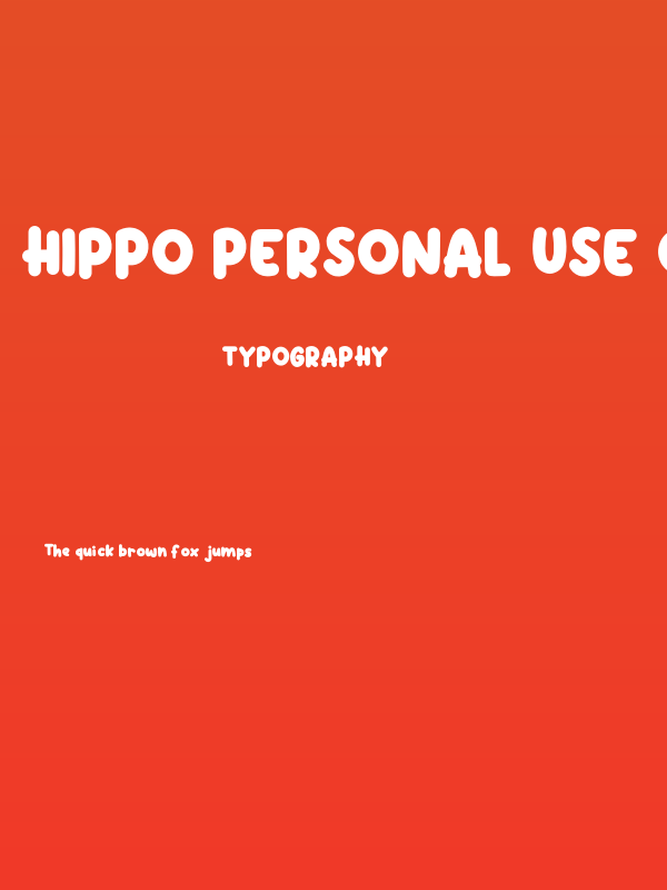 Hippo PERSONAL USE ONLY! Poster