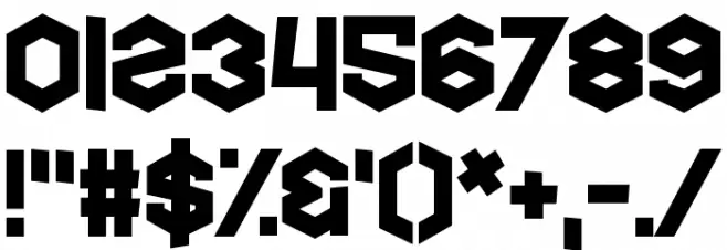 Hippopotamus Apocalypse Font OTHER CHARS