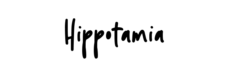 Hippotamia  フリーフォントのダウンロード