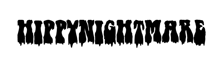 Hippy Nightmare  Frei Schriftart Herunterladen