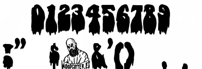Hippy Nightmare Font OTHER CHARS