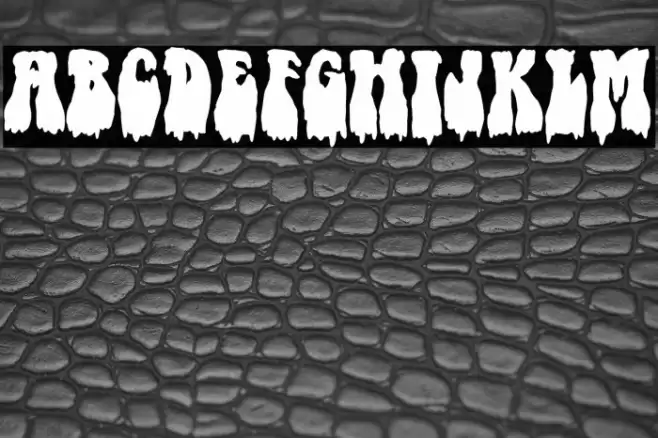 Hippy Nightmare フォント examples