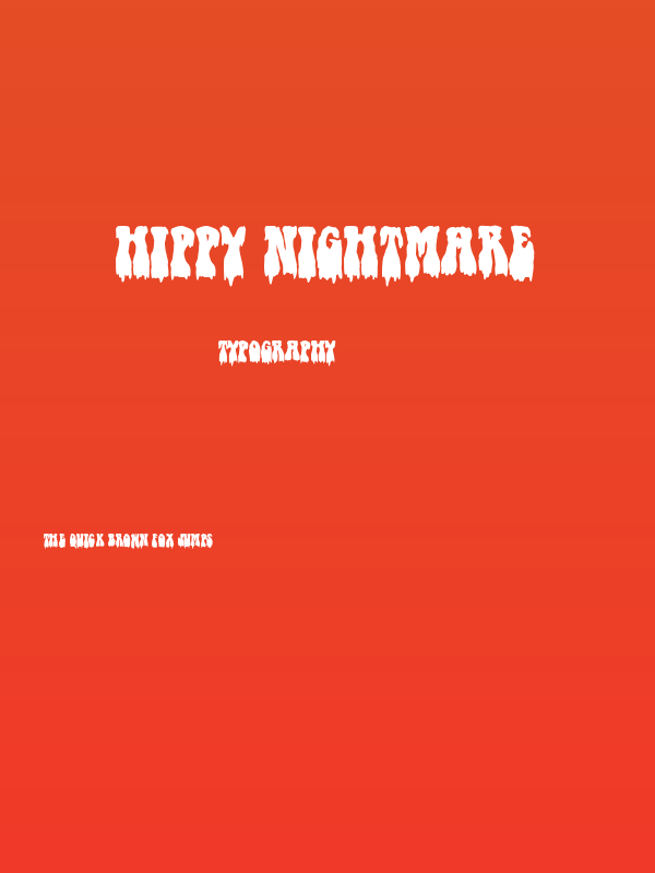 Hippy Nightmare Poster